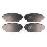 Bremsbelagsatz, Scheibenbremse Vorderachse OPTIMAL BP-12165