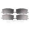 Bremsbelagsatz, Scheibenbremse Vorderachse OPTIMAL BP-12168 Bild Bremsbelagsatz, Scheibenbremse Vorderachse OPTIMAL BP-12168