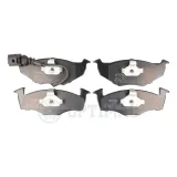 Bremsbelagsatz, Scheibenbremse Vorderachse OPTIMAL BP-12172