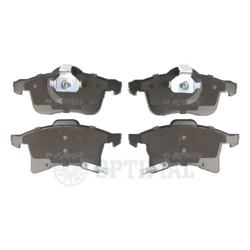 Bremsbelagsatz, Scheibenbremse Vorderachse OPTIMAL BP-12174 Bild Bremsbelagsatz, Scheibenbremse Vorderachse OPTIMAL BP-12174