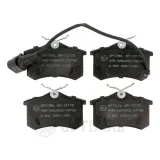 Bremsbelagsatz, Scheibenbremse Hinterachse OPTIMAL BP-12175