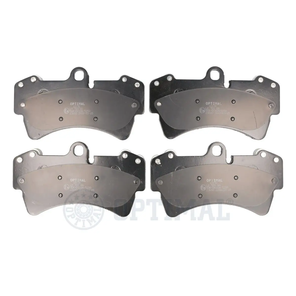 Bremsbelagsatz, Scheibenbremse Vorderachse OPTIMAL BP-12176