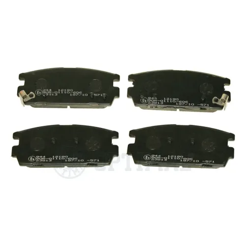 Bremsbelagsatz, Scheibenbremse Hinterachse OPTIMAL BP-12190 Bild Bremsbelagsatz, Scheibenbremse Hinterachse OPTIMAL BP-12190