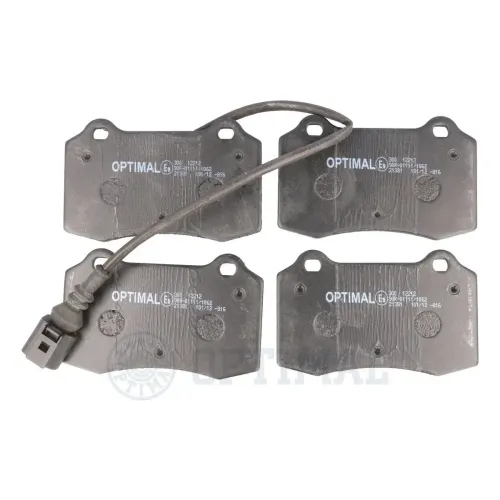 Bremsbelagsatz, Scheibenbremse Vorderachse OPTIMAL BP-12212 Bild Bremsbelagsatz, Scheibenbremse Vorderachse OPTIMAL BP-12212