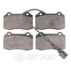 Bremsbelagsatz, Scheibenbremse Vorderachse OPTIMAL BP-12212 Bild Bremsbelagsatz, Scheibenbremse Vorderachse OPTIMAL BP-12212
