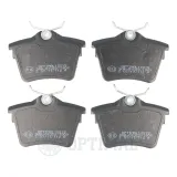 Bremsbelagsatz, Scheibenbremse Hinterachse OPTIMAL BP-12215