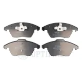 Bremsbelagsatz, Scheibenbremse Vorderachse OPTIMAL BP-12220