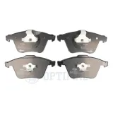 Bremsbelagsatz, Scheibenbremse Vorderachse OPTIMAL BP-12222