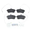 Bremsbelagsatz, Scheibenbremse Vorderachse OPTIMAL BP-12223