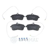 Bremsbelagsatz, Scheibenbremse Vorderachse OPTIMAL BP-12223