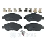 Bremsbelagsatz, Scheibenbremse Vorderachse OPTIMAL BP-12226