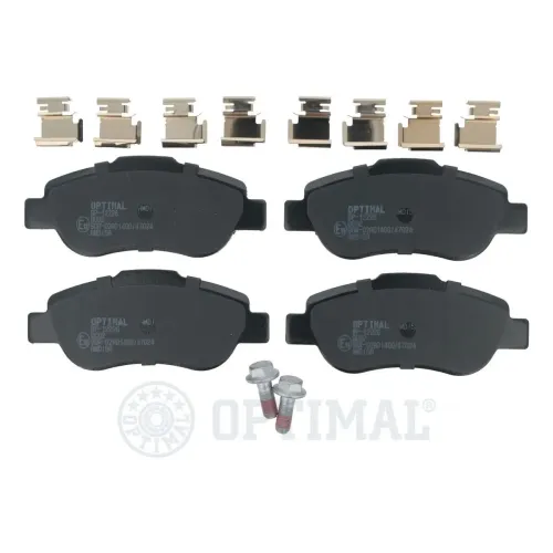 Bremsbelagsatz, Scheibenbremse Vorderachse OPTIMAL BP-12226 Bild Bremsbelagsatz, Scheibenbremse Vorderachse OPTIMAL BP-12226