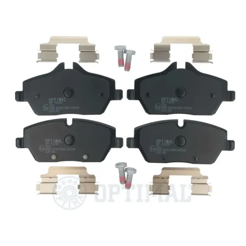 Bremsbelagsatz, Scheibenbremse Vorderachse OPTIMAL BP-12232 Bild Bremsbelagsatz, Scheibenbremse Vorderachse OPTIMAL BP-12232