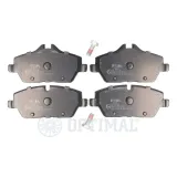 Bremsbelagsatz, Scheibenbremse Vorderachse OPTIMAL BP-12233