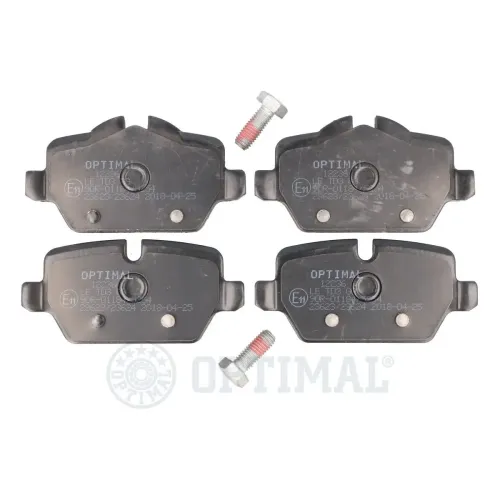 Bremsbelagsatz, Scheibenbremse Hinterachse OPTIMAL BP-12236 Bild Bremsbelagsatz, Scheibenbremse Hinterachse OPTIMAL BP-12236