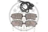 Bremsbelagsatz, Scheibenbremse Hinterachse OPTIMAL BP-12240 Bild Bremsbelagsatz, Scheibenbremse Hinterachse OPTIMAL BP-12240