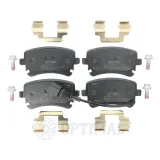 Bremsbelagsatz, Scheibenbremse Hinterachse OPTIMAL BP-12241