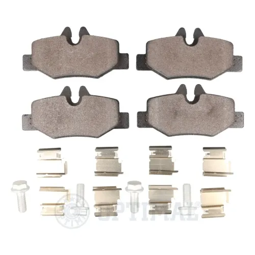 Bremsbelagsatz, Scheibenbremse Hinterachse OPTIMAL BP-12244 Bild Bremsbelagsatz, Scheibenbremse Hinterachse OPTIMAL BP-12244