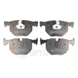 Bremsbelagsatz, Scheibenbremse Hinterachse OPTIMAL BP-12252