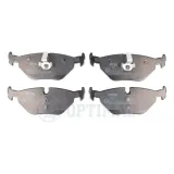 Bremsbelagsatz, Scheibenbremse Hinterachse OPTIMAL BP-12259