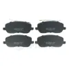 Bremsbelagsatz, Scheibenbremse Vorderachse OPTIMAL BP-12262 Bild Bremsbelagsatz, Scheibenbremse Vorderachse OPTIMAL BP-12262