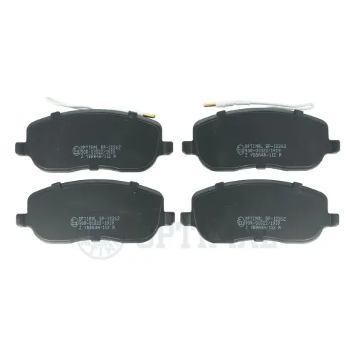 Bremsbelagsatz, Scheibenbremse Vorderachse OPTIMAL BP-12262 Bild Bremsbelagsatz, Scheibenbremse Vorderachse OPTIMAL BP-12262