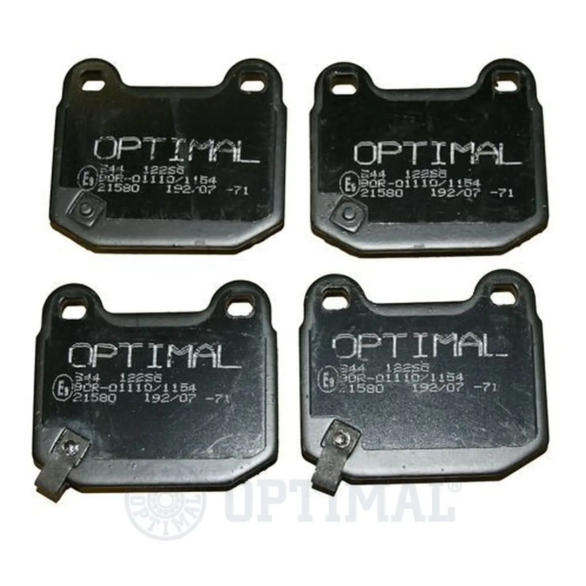 Bremsbelagsatz, Scheibenbremse Hinterachse OPTIMAL BP-12265