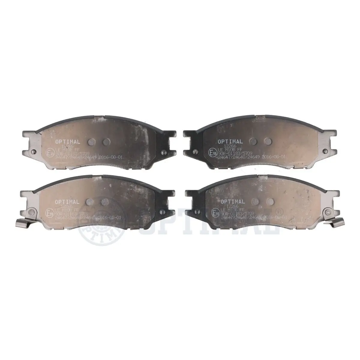 Bremsbelagsatz, Scheibenbremse Vorderachse OPTIMAL BP-12266