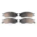 Bremsbelagsatz, Scheibenbremse Vorderachse OPTIMAL BP-12266