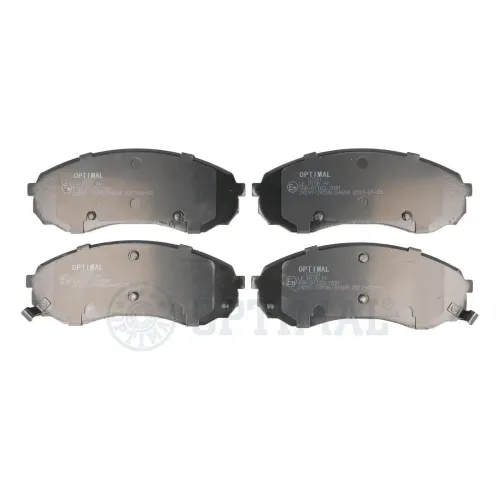 Bremsbelagsatz, Scheibenbremse Vorderachse OPTIMAL BP-12281 Bild Bremsbelagsatz, Scheibenbremse Vorderachse OPTIMAL BP-12281