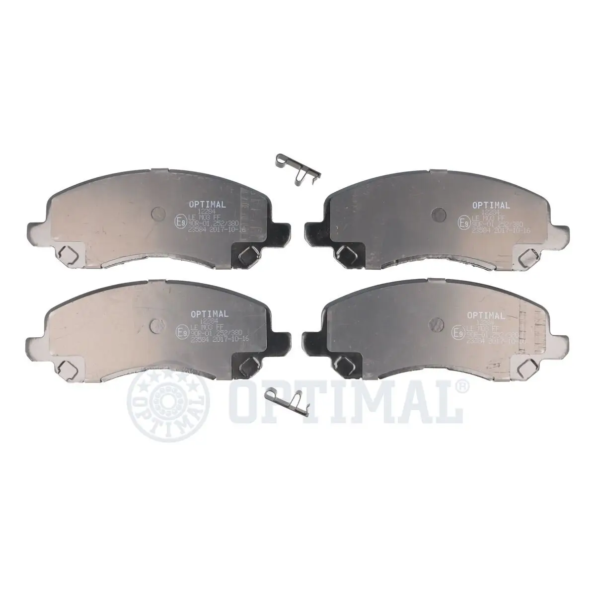 Bremsbelagsatz, Scheibenbremse Vorderachse OPTIMAL BP-12284