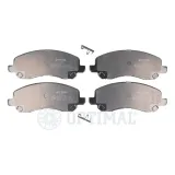 Bremsbelagsatz, Scheibenbremse Vorderachse OPTIMAL BP-12284