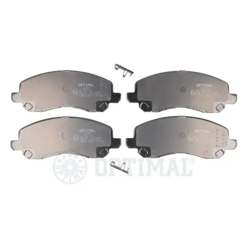 Bremsbelagsatz, Scheibenbremse Vorderachse OPTIMAL BP-12284 Bild Bremsbelagsatz, Scheibenbremse Vorderachse OPTIMAL BP-12284