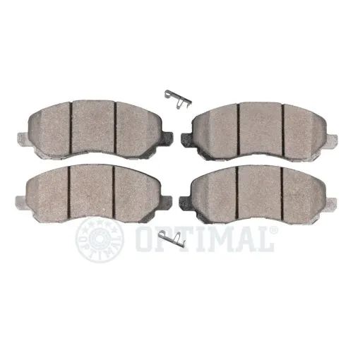 Bremsbelagsatz, Scheibenbremse Vorderachse OPTIMAL BP-12284 Bild Bremsbelagsatz, Scheibenbremse Vorderachse OPTIMAL BP-12284