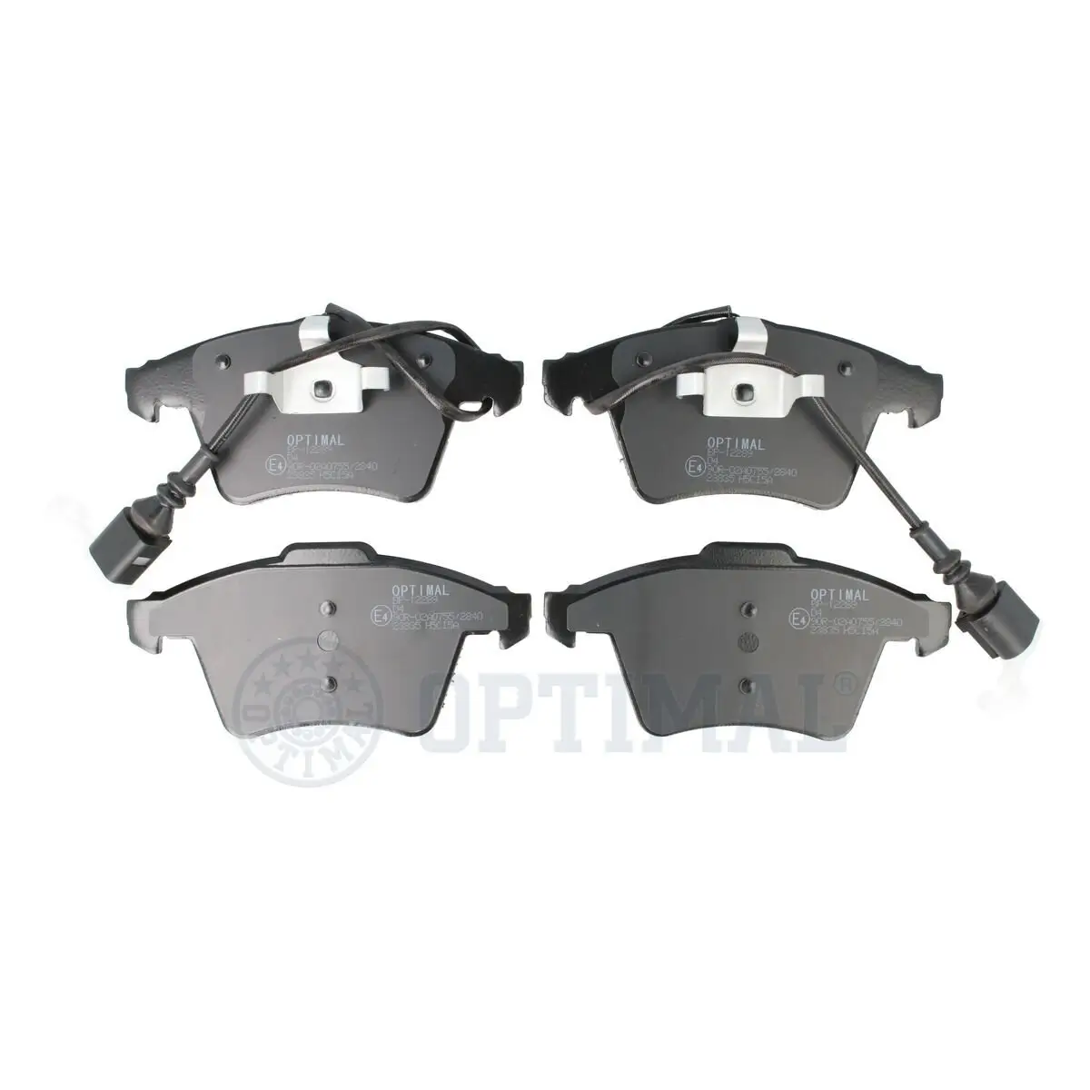 Bremsbelagsatz, Scheibenbremse Vorderachse OPTIMAL BP-12289