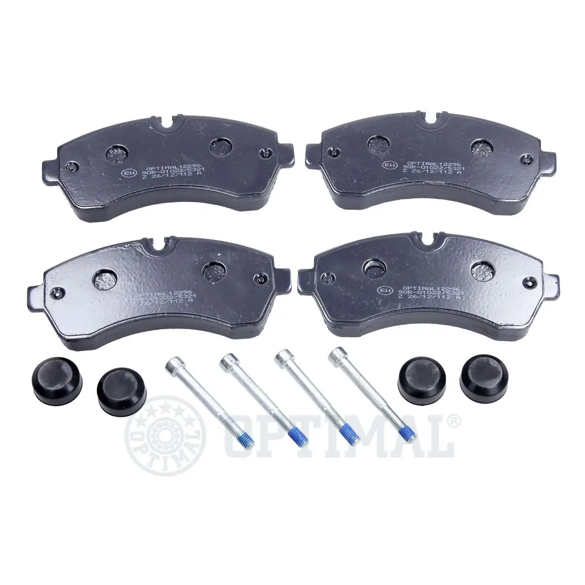 Bremsbelagsatz, Scheibenbremse Vorderachse OPTIMAL BP-12296