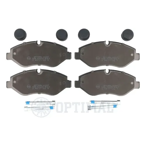 Bremsbelagsatz, Scheibenbremse Vorderachse OPTIMAL BP-12297 Bild Bremsbelagsatz, Scheibenbremse Vorderachse OPTIMAL BP-12297