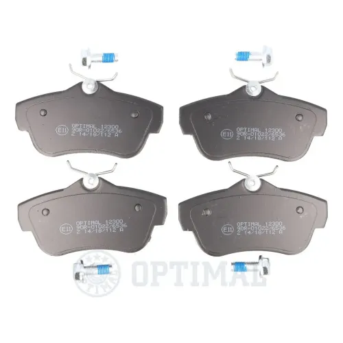 Bremsbelagsatz, Scheibenbremse Hinterachse OPTIMAL BP-12300 Bild Bremsbelagsatz, Scheibenbremse Hinterachse OPTIMAL BP-12300
