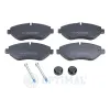 Bremsbelagsatz, Scheibenbremse Vorderachse OPTIMAL BP-12301 Bild Bremsbelagsatz, Scheibenbremse Vorderachse OPTIMAL BP-12301
