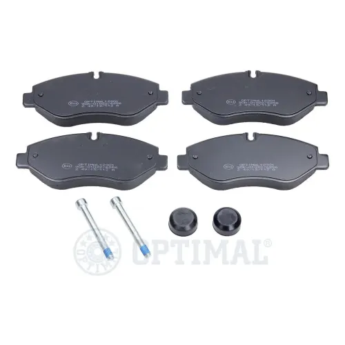 Bremsbelagsatz, Scheibenbremse Vorderachse OPTIMAL BP-12301 Bild Bremsbelagsatz, Scheibenbremse Vorderachse OPTIMAL BP-12301