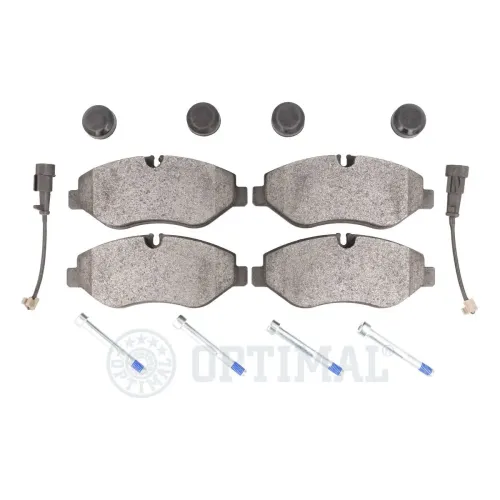 Bremsbelagsatz, Scheibenbremse Vorderachse OPTIMAL BP-12302 Bild Bremsbelagsatz, Scheibenbremse Vorderachse OPTIMAL BP-12302