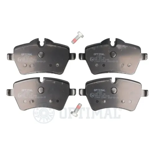 Bremsbelagsatz, Scheibenbremse Vorderachse OPTIMAL BP-12309 Bild Bremsbelagsatz, Scheibenbremse Vorderachse OPTIMAL BP-12309