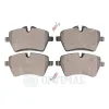Bremsbelagsatz, Scheibenbremse Vorderachse OPTIMAL BP-12309 Bild Bremsbelagsatz, Scheibenbremse Vorderachse OPTIMAL BP-12309