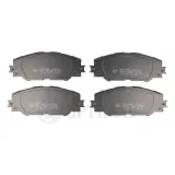 Bremsbelagsatz, Scheibenbremse Vorderachse OPTIMAL BP-12312