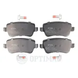 Bremsbelagsatz, Scheibenbremse Hinterachse OPTIMAL BP-12313