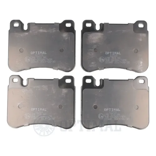 Bremsbelagsatz, Scheibenbremse Vorderachse OPTIMAL BP-12318 Bild Bremsbelagsatz, Scheibenbremse Vorderachse OPTIMAL BP-12318