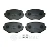 Bremsbelagsatz, Scheibenbremse Vorderachse OPTIMAL BP-12326