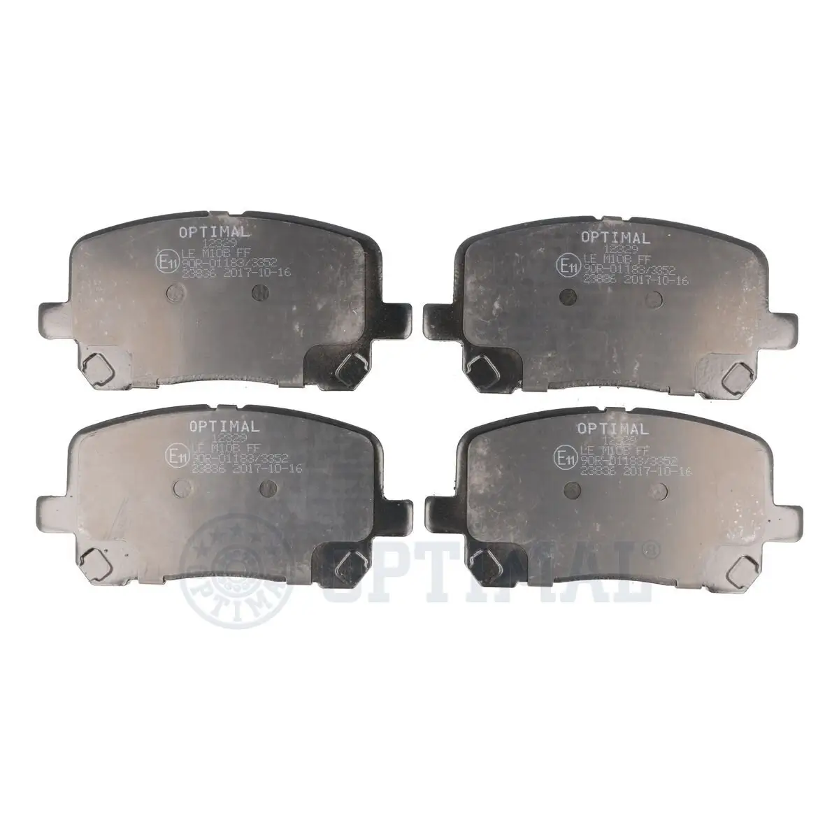 Bremsbelagsatz, Scheibenbremse Vorderachse OPTIMAL BP-12329