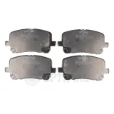 Bremsbelagsatz, Scheibenbremse Vorderachse OPTIMAL BP-12329