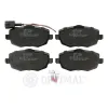 Bremsbelagsatz, Scheibenbremse Vorderachse OPTIMAL BP-12333S
